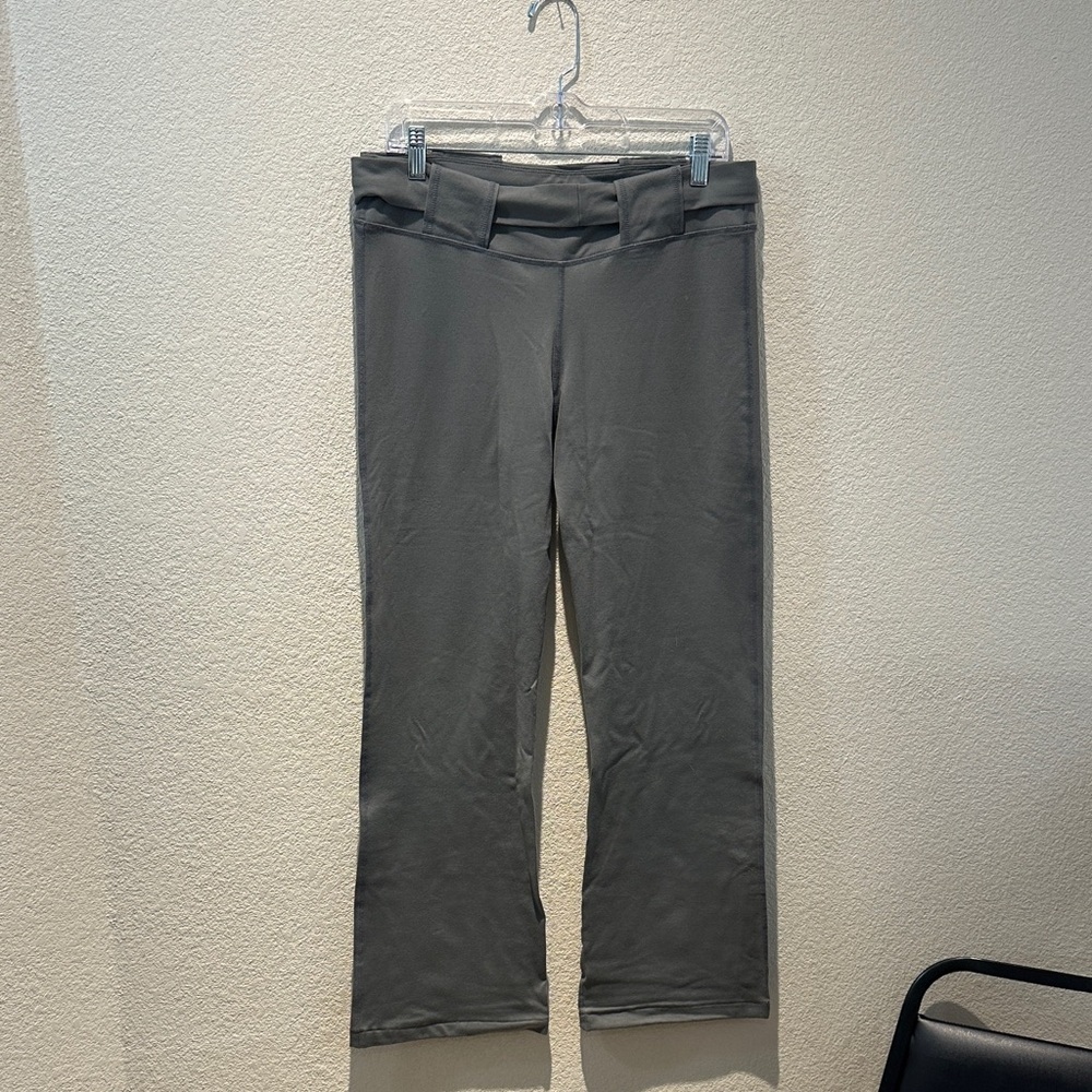 Prana Gray Stretch Yoga Pants Size Large